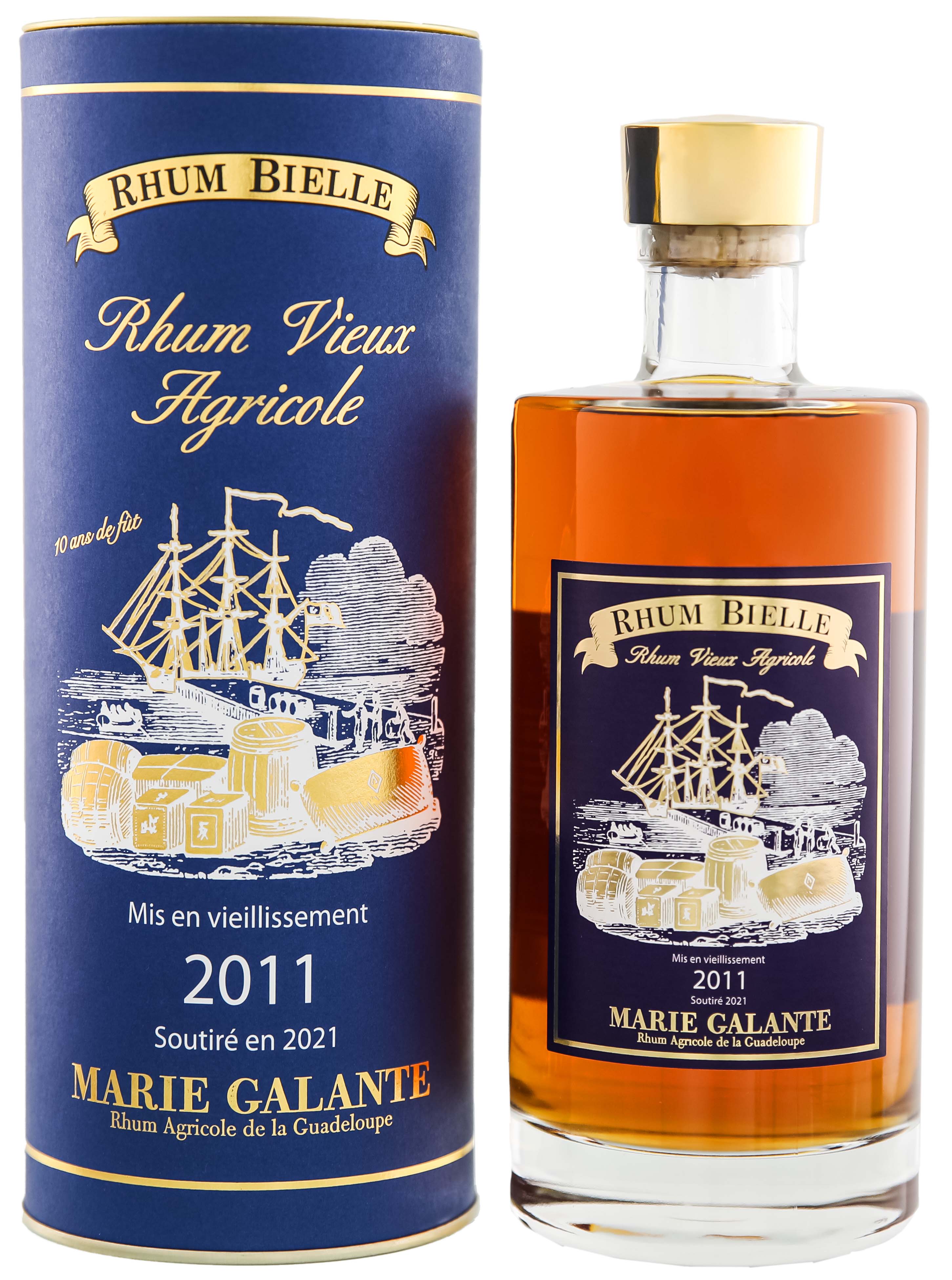 Bielle Rhum Vieux Agricole 2011/2021 0,7L 45%