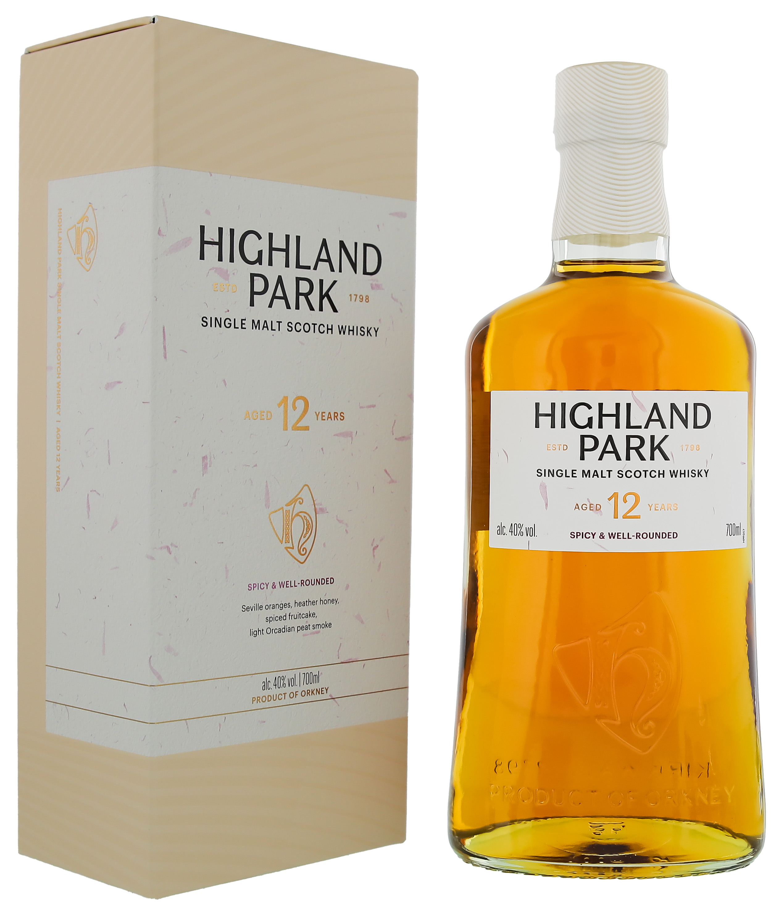 Highland Park Single Malt Whisky 12 Years, 0,7 L, 40%