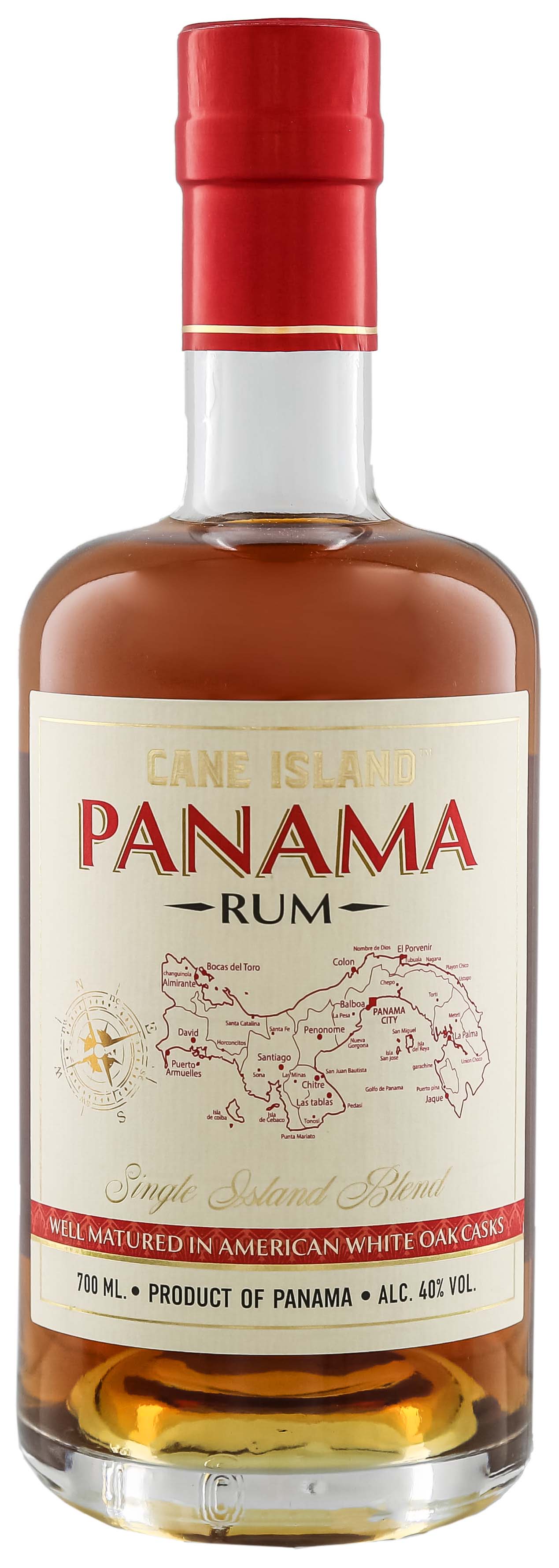 Cane Rujm Cane Island Panama Single Island Blend Rum 0,7L jetzt kaufen im ...