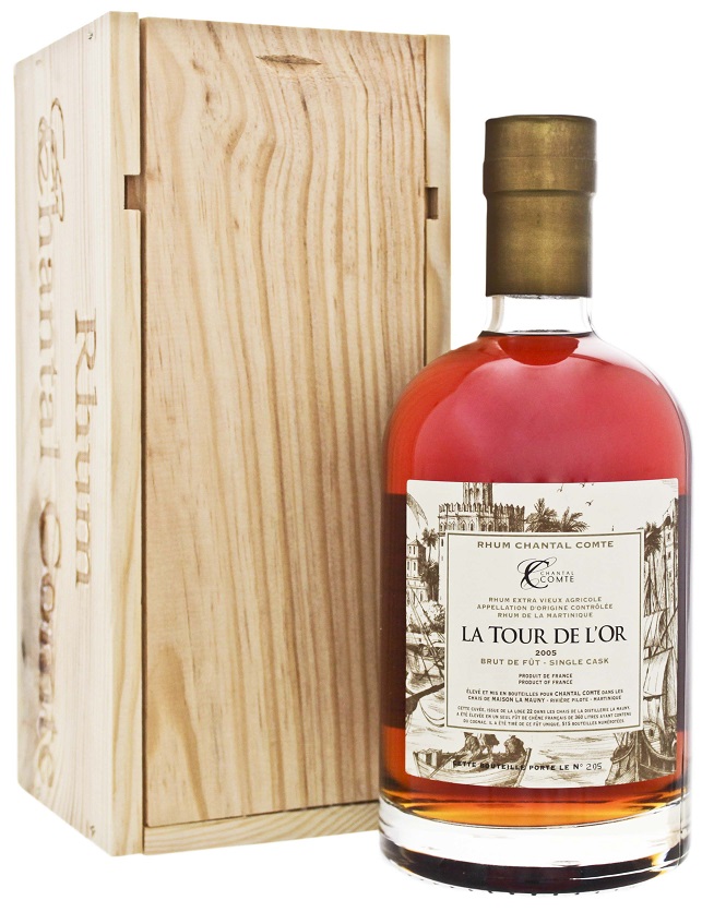 Chantal Comte 2005 La Tour de l Or Brut de Futs Rhum 0,7L 51,5%