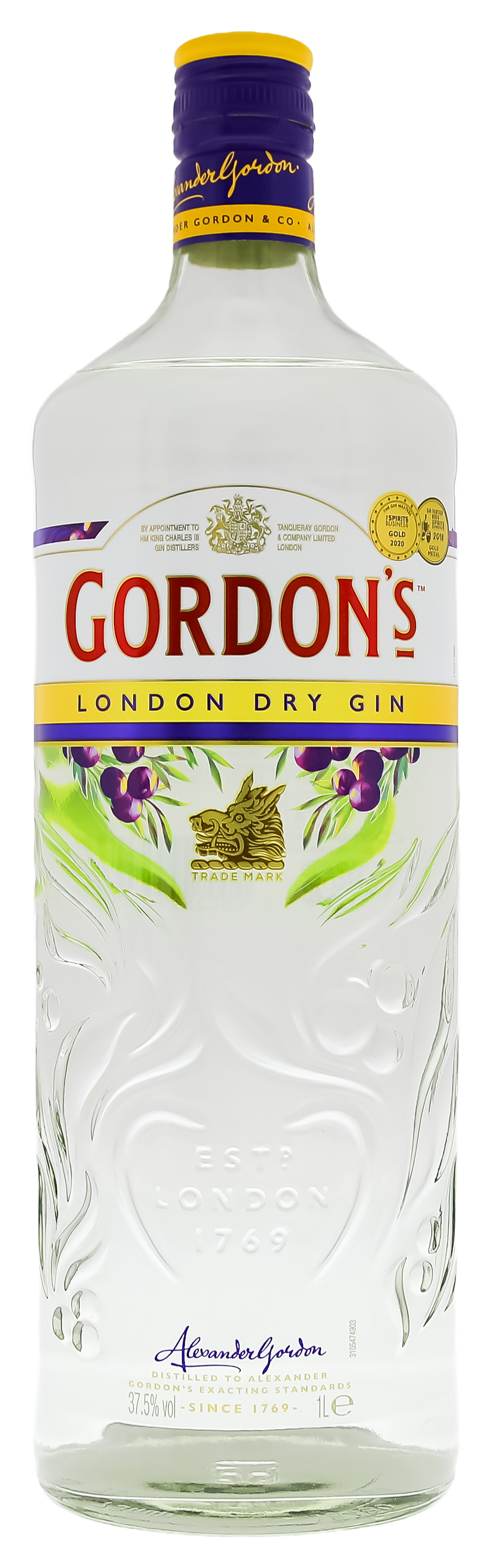 Gordon's Gin The Original, 1,0 L, 37,5%