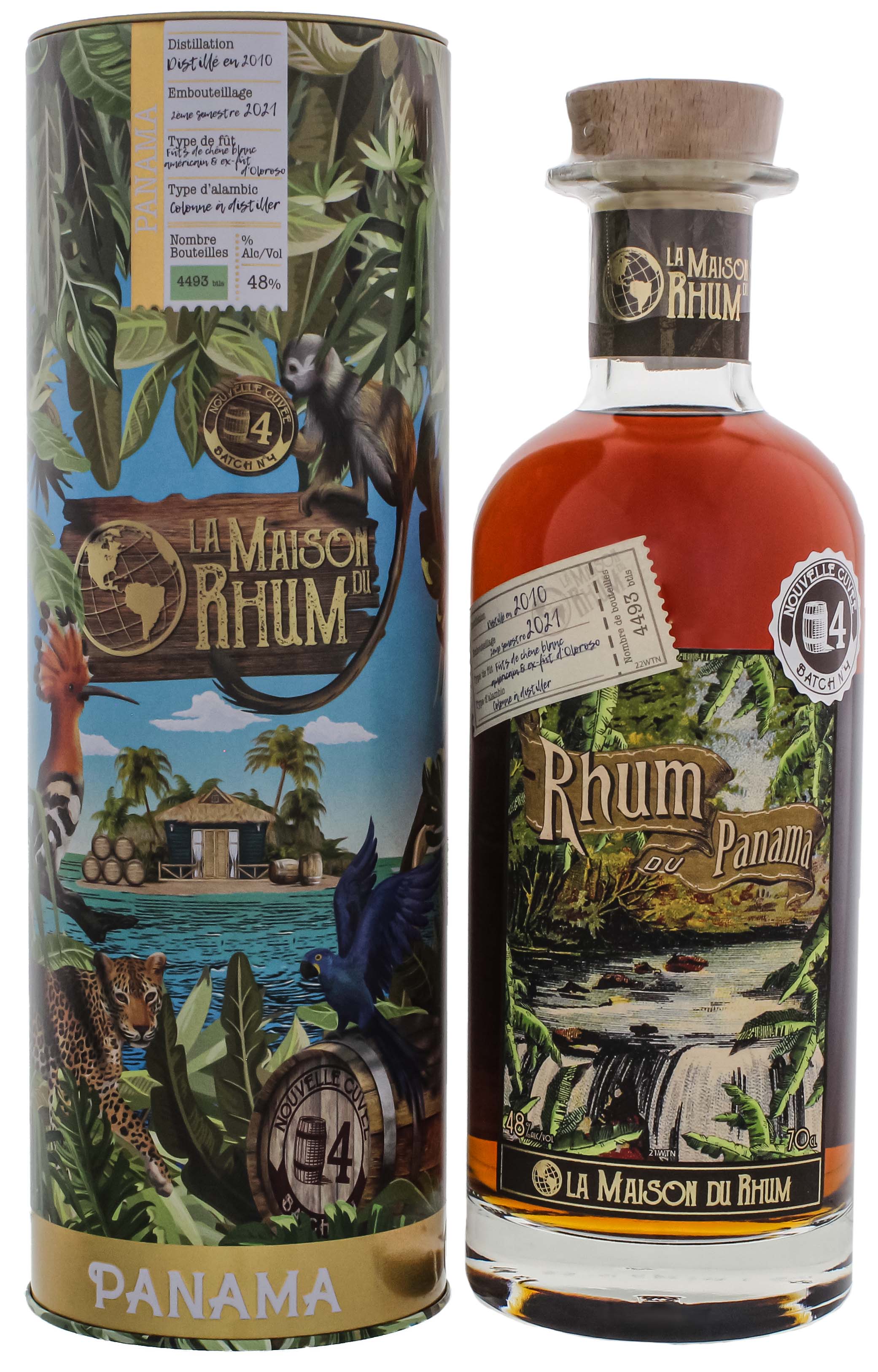 La Maison Du Rhum Panama 2010/2021 Batch No. 4 0,7L 48%