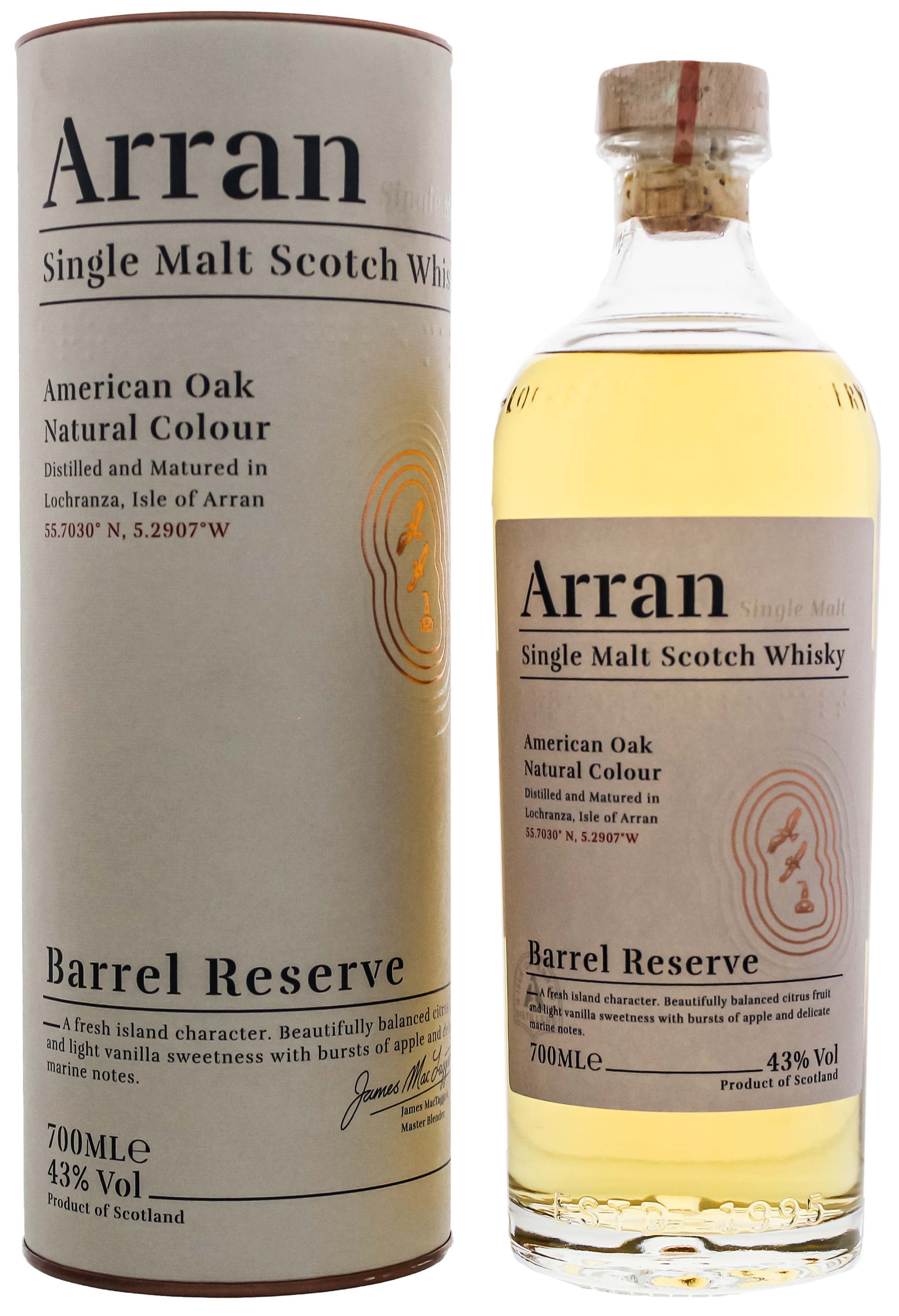 Arran Barrel Reserve Single Malt Scotch Whisky 0,7L 43%