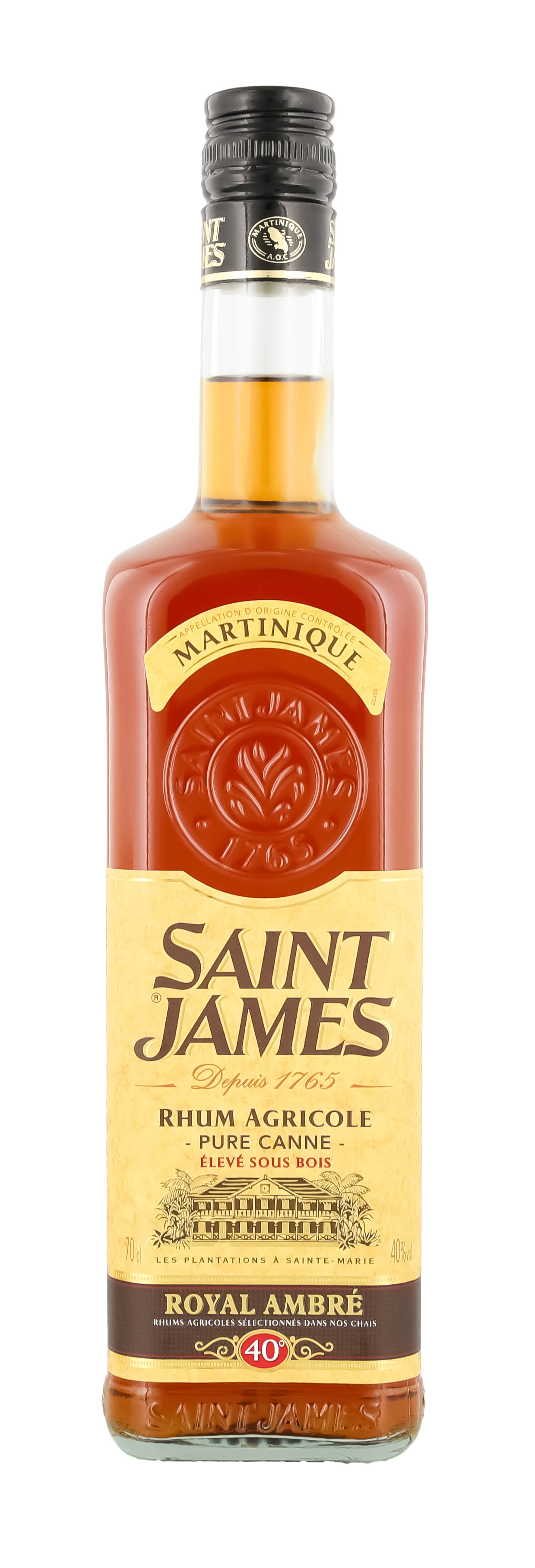 Saint James Rhum Royal Ambre, 0,7 L, 40%