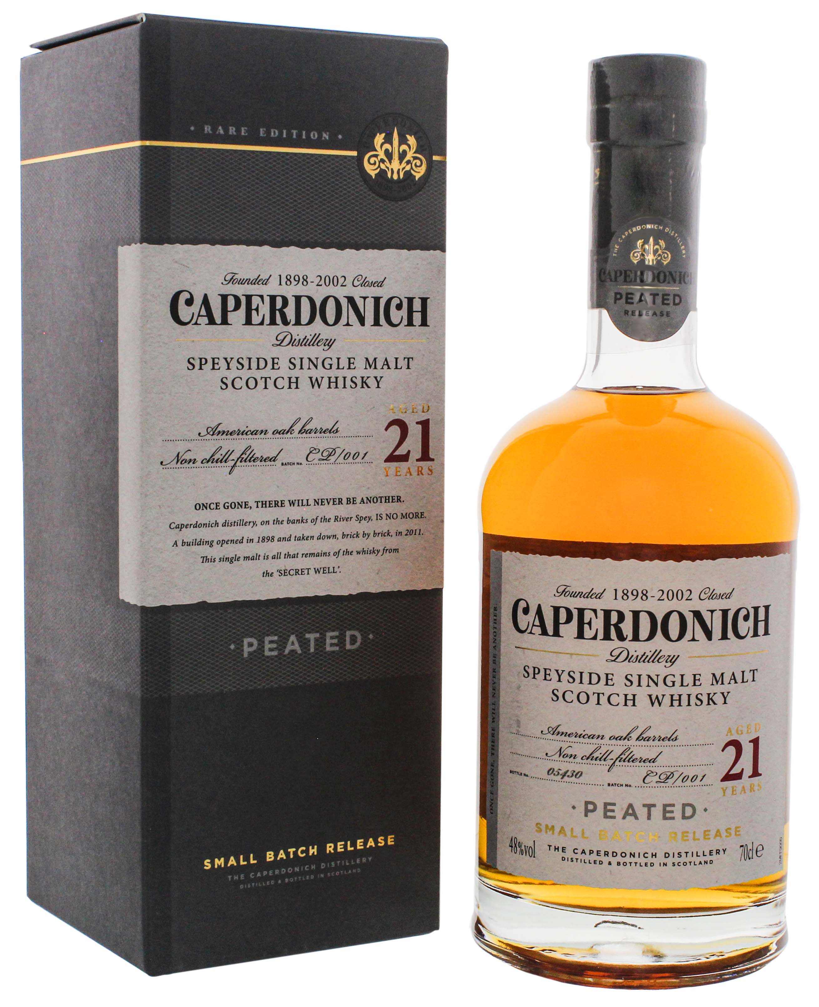 Caperdonich 21 Jahre Speyside Single Malt Scotch Whisky 0,7L 48%