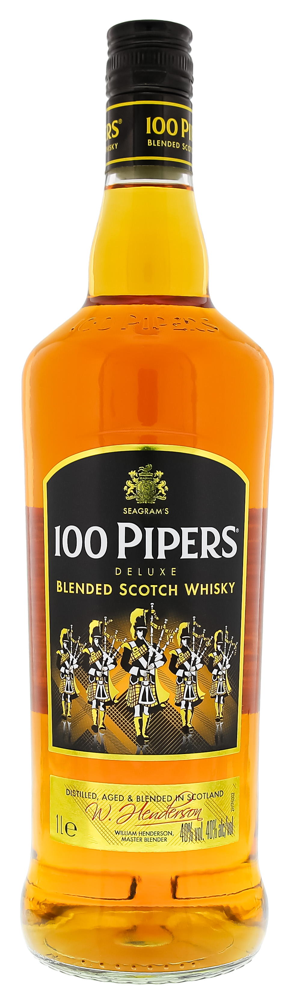Seagram´s 100 Pipers Deluxe Blended Scotch Whisky 1l 40%