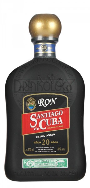 Santiago de Cuba Extra Anejo Rum 20 Jahre, 0,7 L, 40%