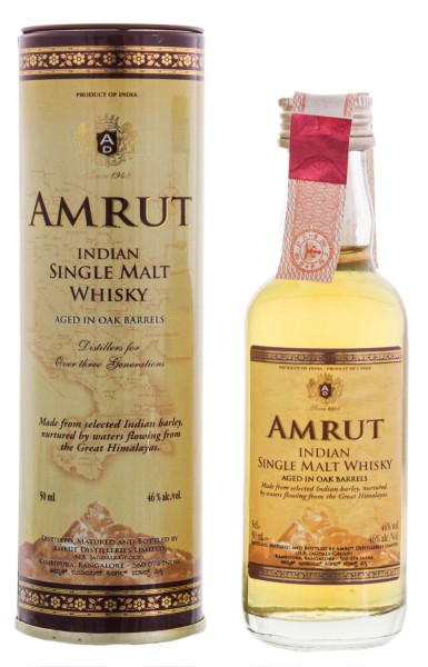 Amrut Single Malt Whisky Miniature 0,05L 46%