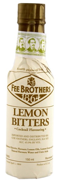 Fee Brothers Lemon Bitters 0,15L 45,9%