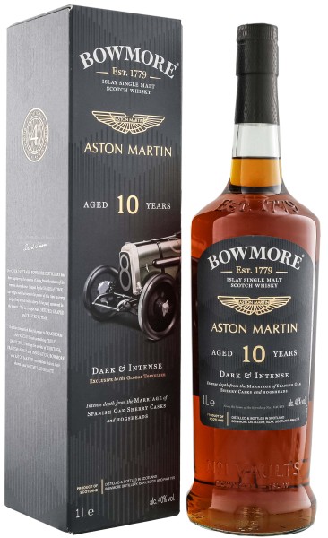 Bowmore Aston Martin 10 Jahre Dark Intense Islay Single Malt Whisky 1,0L 40%