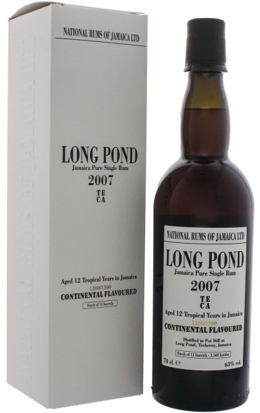 Long Pond 2007 Teca Rum 0,7L 63%