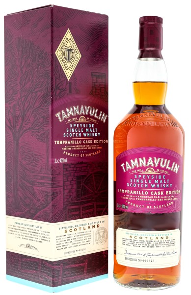 Tamnavulin Tempranillo Cask Edition Single Batch No 00576 Single Malt Whisky 1,0L 40%