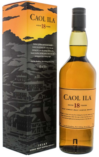 Caol Ila Single Malt Whisky 18 Jahre, 0,7 L, 43%