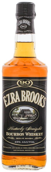 Ezra Brooks Black Label Bourbon Whiskey 4 Jahre, 0,7L 45%