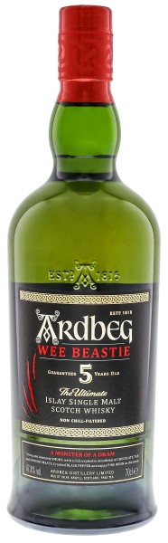 Ardbeg 5 Jahre Wee Beastie The Ultimate Single Malt Whisky 0,7L 47,4%
