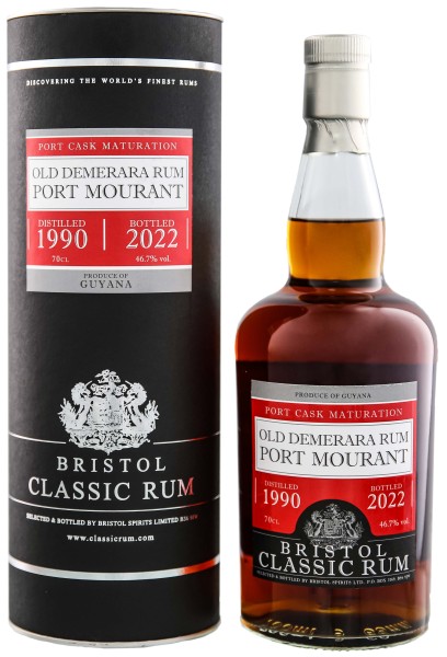 Bristol Port Mourant Guyana 1990/2022 Rum 0,7L 46,7%