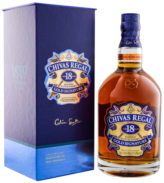 Chivas Regal Blended Scotch Whisky 18 Jahre, 1 L, 40%