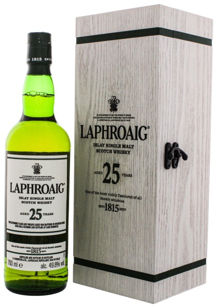 Laphroaig Single Malt Whisky 25 Jahre 2020 Edition Cask Strength 0,7L 49,8%