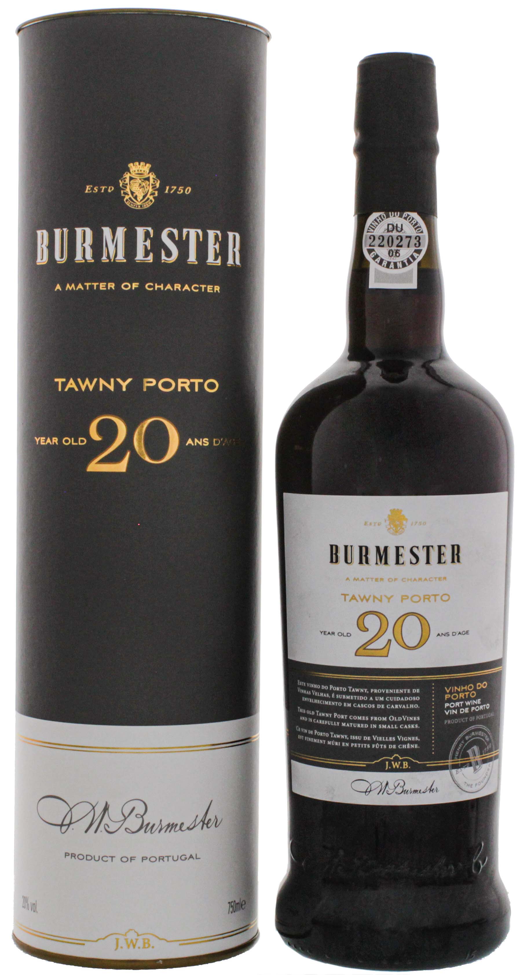 Burmester Tawny Port 20 Jahre, 0,75 L, 20%
