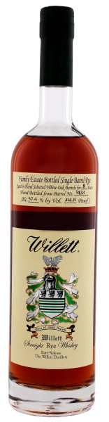 Willett Family Estate Rye Whiskey 8 Jahre 0,7L 57,4%