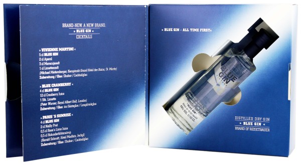 Blue Gin Box inkl. Flasche 0,1L-43%- 