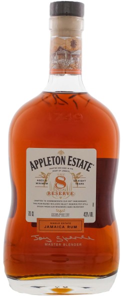 Appleton Estate 8 Jahre Reserve Blend Jamaica Rum 0,7L 43%