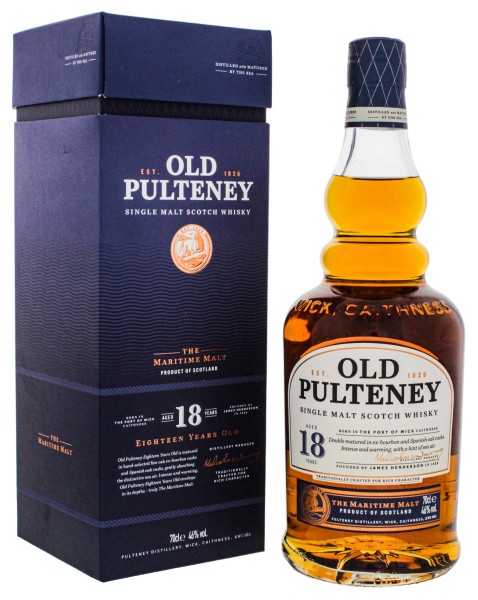 Old Pulteney Single Malt Whisky 18 Jahre 0,7L 46%