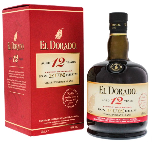 El Dorado Rum 12 Years Old 0,7L 40%