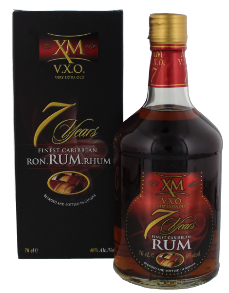 XM Demerara Rum V.X.O. 7 Jahre, 0,7 L, 40%