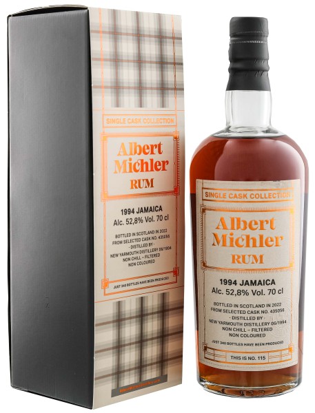 Albert Michler Jamaica Single Cask Collection Rum 1994/2022 0,7L 52,8%