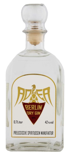Adler Berlin Dry Gin, 0,7 L, 42%
