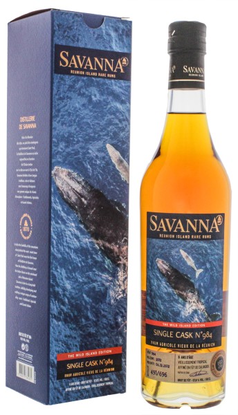 Savanna TWIE (The Wild Island Edition) Rhum Agricole 6 Jahre Single Cask No 984 0,5L 57,6%