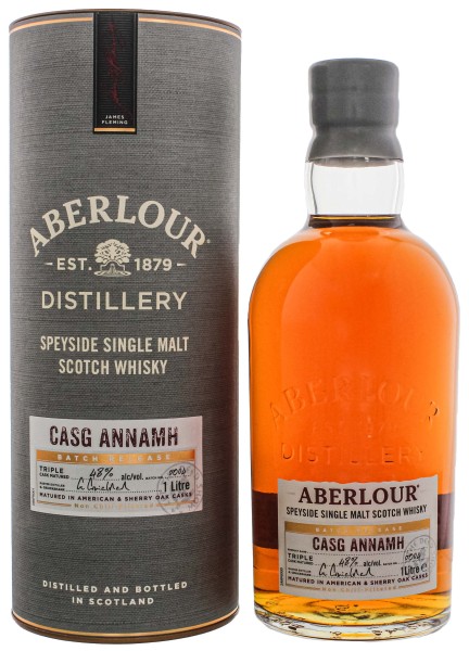 Aberlour Single Malt Whisky Casg Annamh Batch 4 Non Chill Filtered 1,0L 48%
