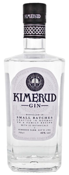 Kimerud Norway Craft Distilled Gin 0,7L 40%
