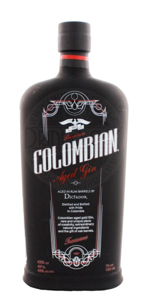 Dictador Colombian Aged Gin Black, 0,7 L, 43%