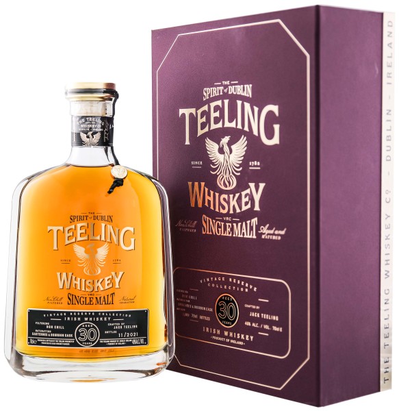 Teeling Irish Whisky 30 Jahre Vintage Reserve Collection 0,7L 46%