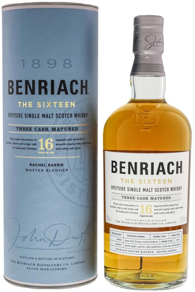BenRiach Single Malt Whisky 16 Years 0,7L 43%