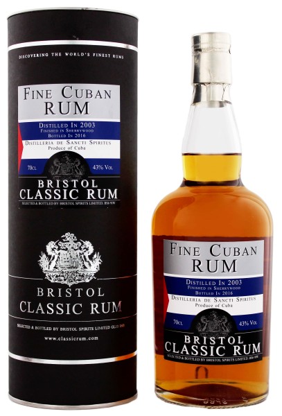 Bristol Cuban Rum Sherry Finish 2003/2016 0,7L 43%