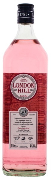 London Hill Pink Gin 1,0L 43%
