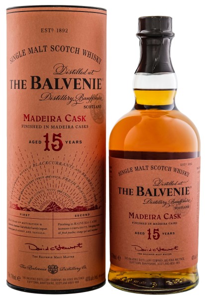 The Balvenie 15 Jahre Madeira Cask Finished Single Malt Whisky 0,7L 43%
