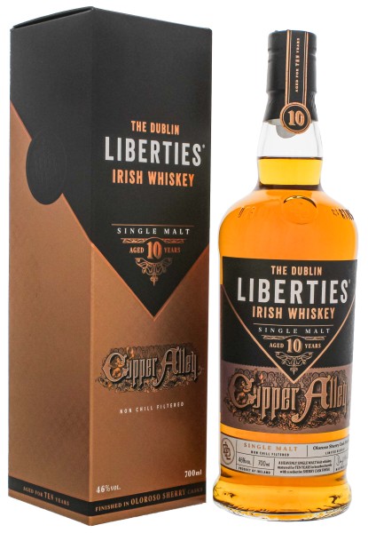 The Dublin Liberties Copper Alley 10 Jahre Single Malt Irish Whiskey 0,7L 46%