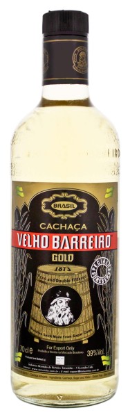 Velho Barreiro Cachaca Gold, 0,7 L, 39%