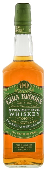 Ezra Brooks Straight Rye Whiskey 0,7L 45%