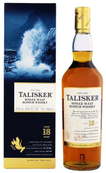 Talisker Single Malt Whisky 18 Jahre, 0,7 L, 45,8%