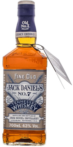 Jack Daniels Old No. 7 Legacy Edition No. 3 - 0,7L 43%