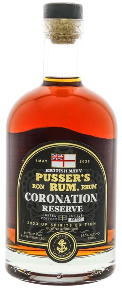 Pussers Coronation Reserve Rum 0,7L 54,5%