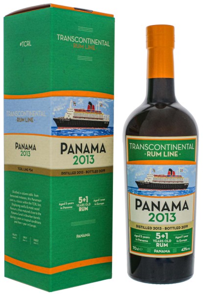 Transcontinental Rum Line Panama Rum 2013/2019 5+1 Years Old 0,7L 43%