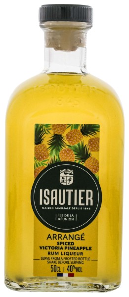 Isautier Arrange Spiced Victoria Pineapple Rum Liqueur 0,5L 40%