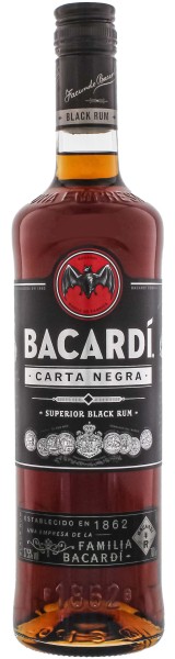 Bacardi Carta Negra 0,7L 37,5%