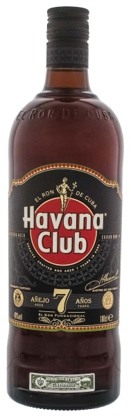 Havana Club Rum Anejo 7 Years, 1 L, 40%